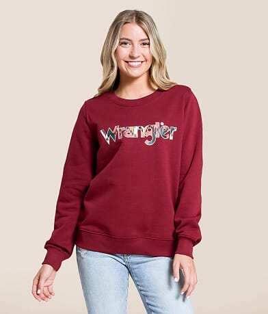Wrangler® Logo Pullover front view
