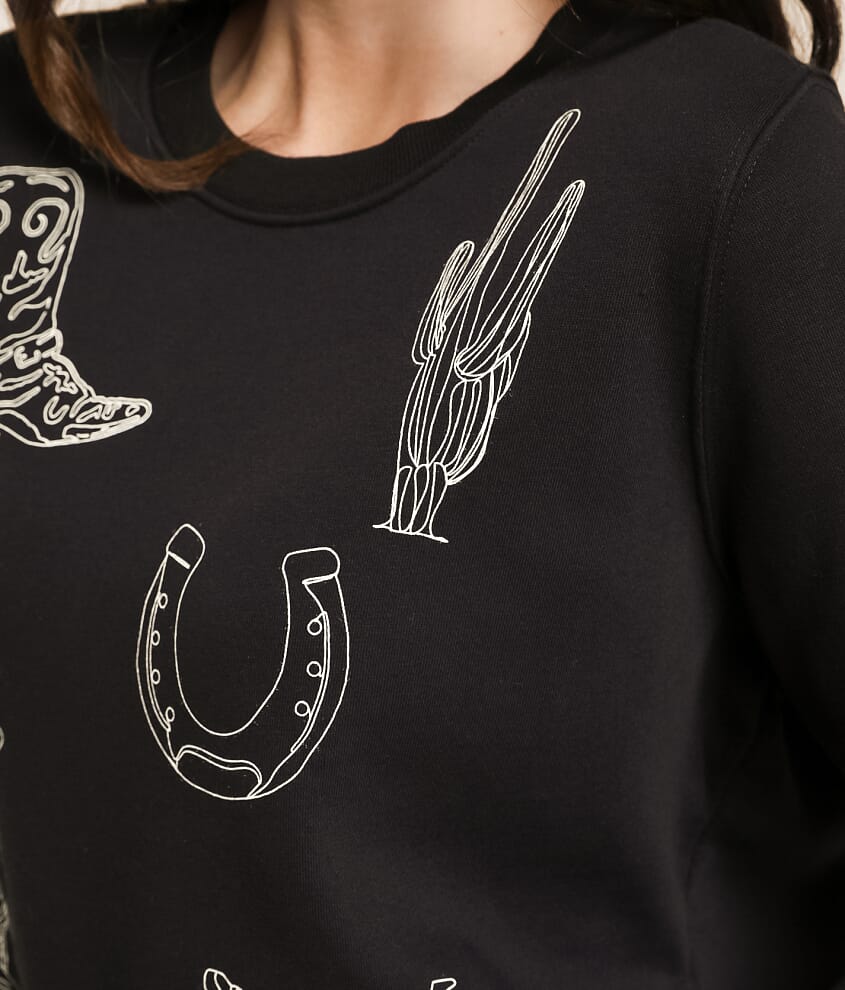 Western Oversized Pullover