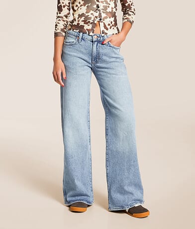Wrangler® Low Rise Baggy Stretch Jean front view