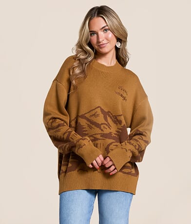 Wrangler® x Coors® Embroidered Sweater front view