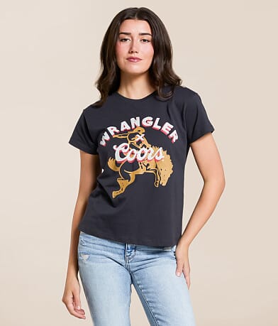 Wrangler® x Coors® Banquet Cowboy T-Shirt front view