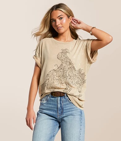Wrangler® Sketch Girlfriend T-Shirt front view