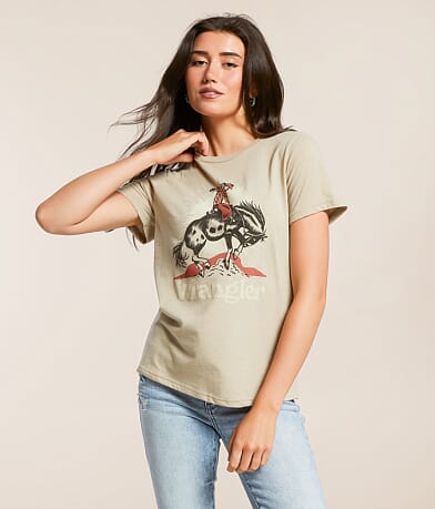 Wrangler® Bucking Horse T-Shirt front view