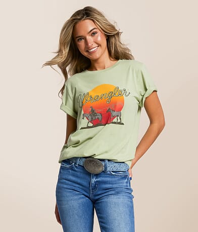 Wrangler® Horses T-Shirt front view
