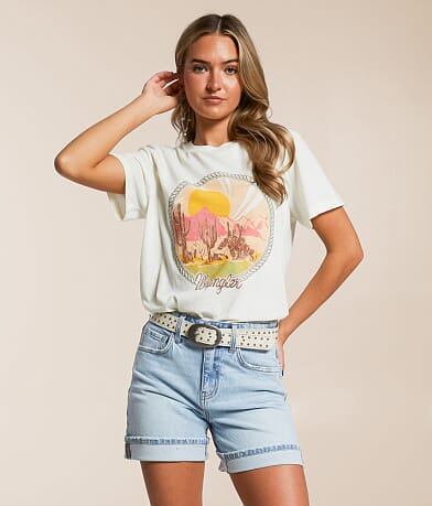 Wrangler® Rope Circle T-Shirt front view