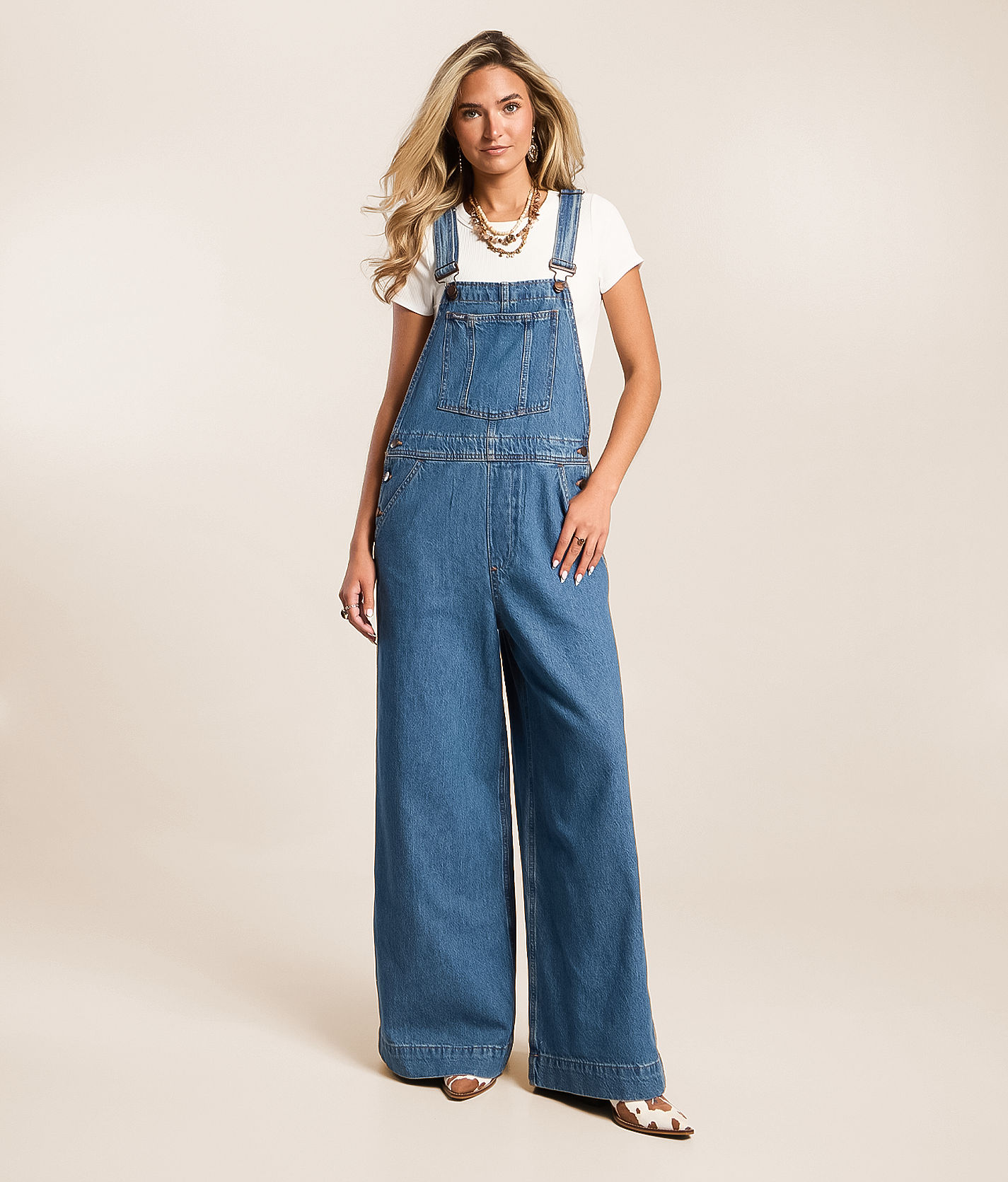 Wrangler® Retro Denim Overalls - Women's Rompers & Jumpsuits in