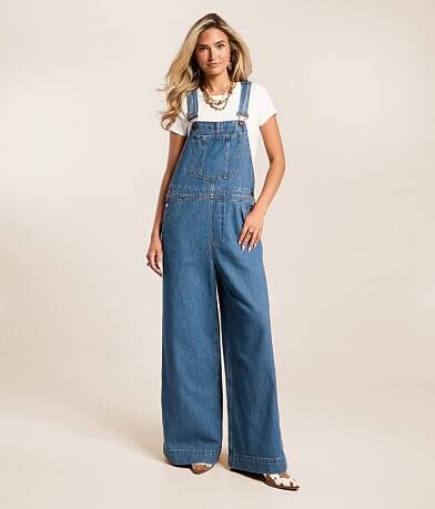 Retro Denim Overalls