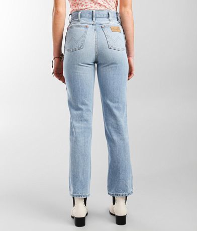 Wrangler&#174; Wild West High Rise Straight Jean BACK