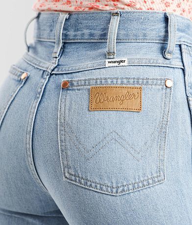 Wrangler&#174; Wild West High Rise Straight Jean BACK_POCKET