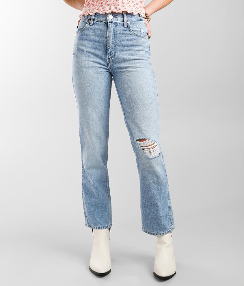 Wrangler&#174; Wild West High Rise Straight Jean front view