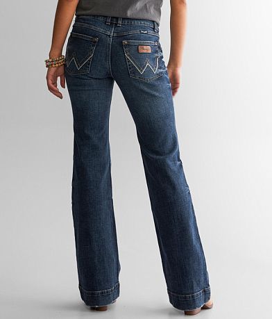 Wrangler&#174; Retro Mae Trouser Stretch Jean back view