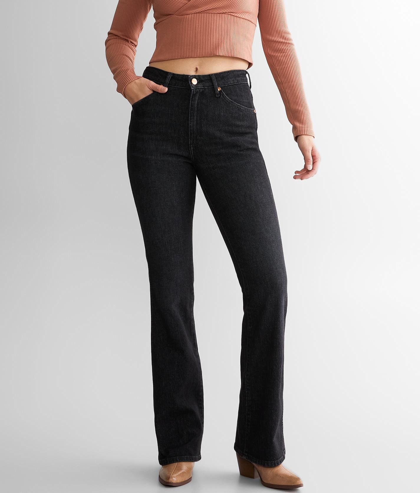 WRANGLER, Black Women's Bootcut Jeans