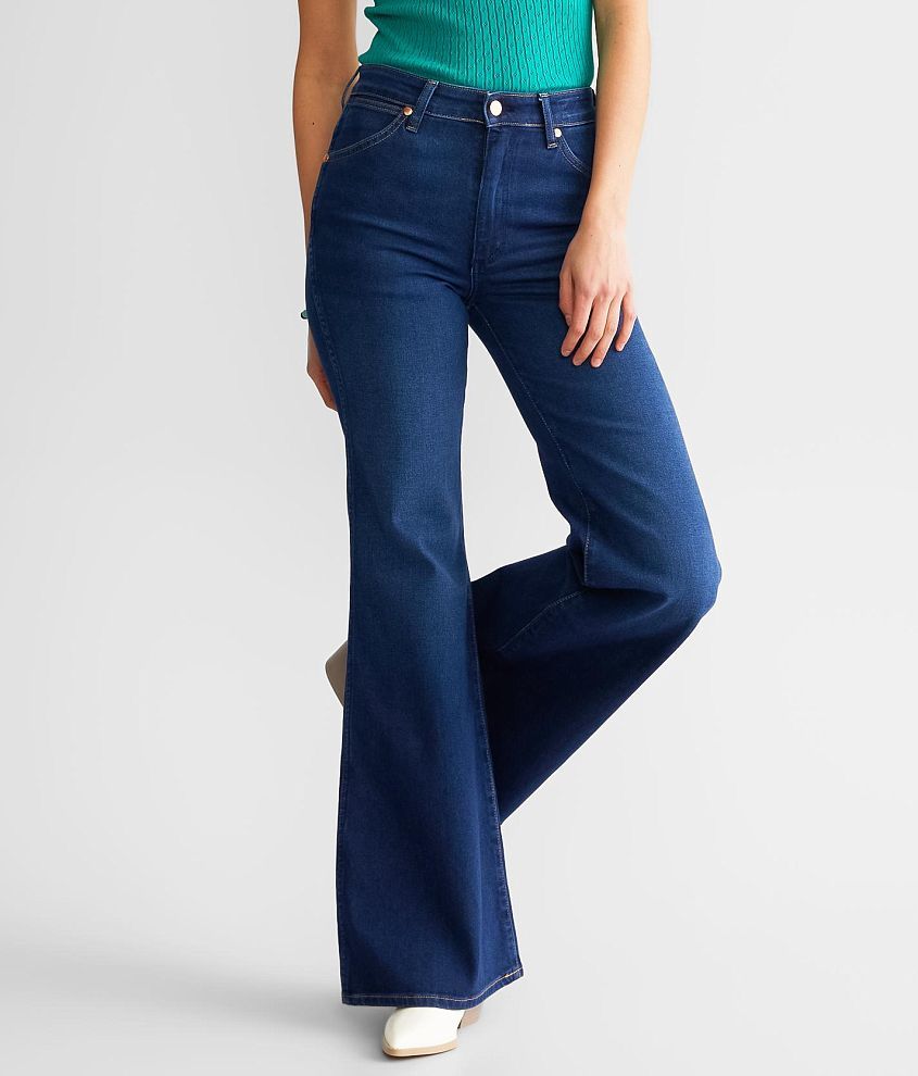 Wrangler&#174; Wanderer High Rise Flare Jean front view
