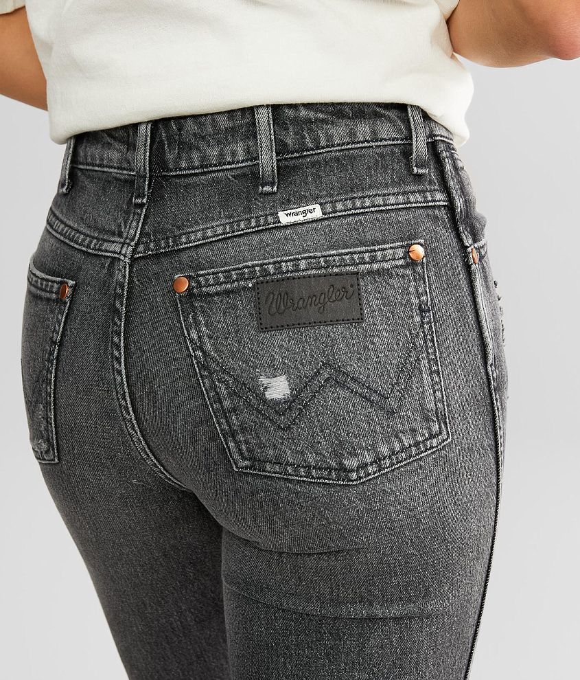 Wrangler® High Rise Straight Ankle Jeans