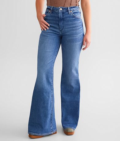 Wrangler&#174; High Rise Wanderer Flare Jean full left side view