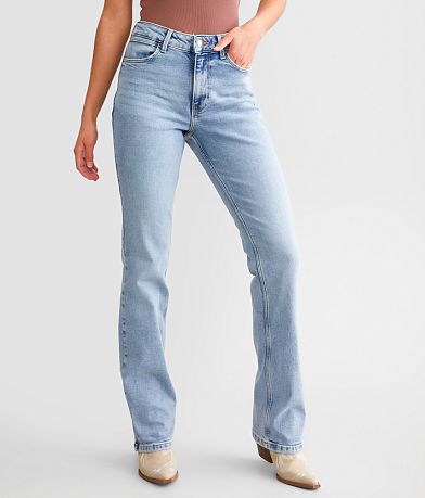 Sawmew Bootcut Jeans The Lady Baggy Low Waist Straight Jeans Long Stretch  Vintage Flare Jeans In Boyfriend Jeans Skinny Slim Fit Schlaghose Denim  Hose (Color : Blue C, Size : 3XL) 