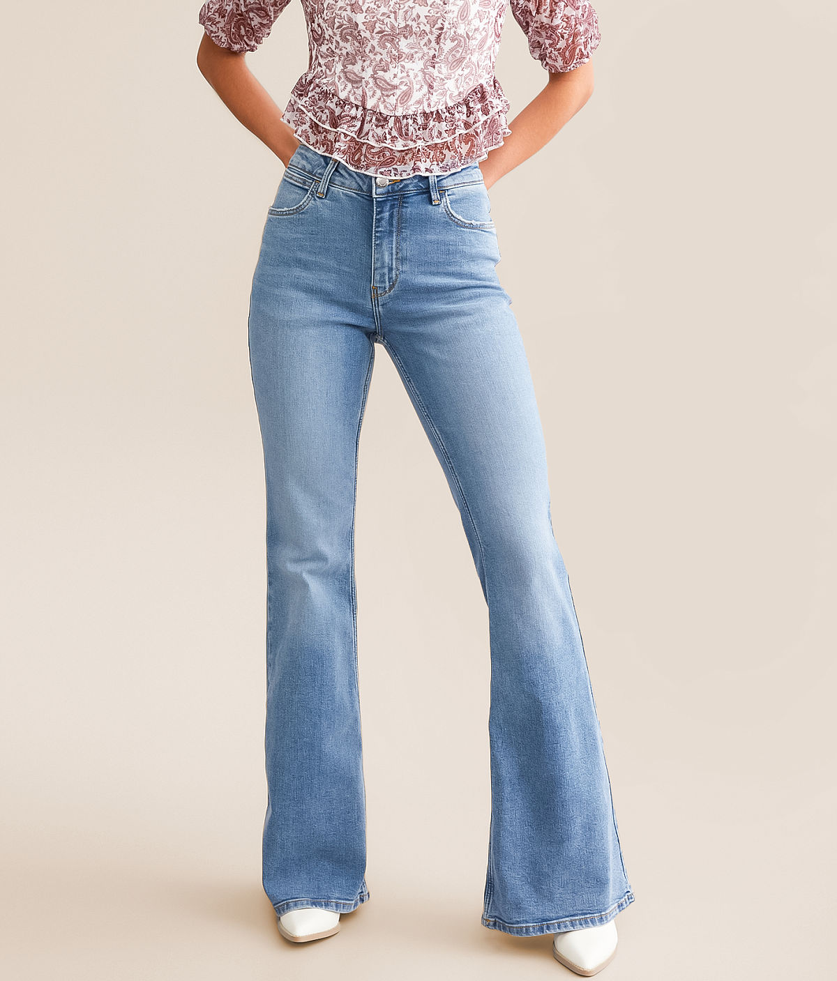 Wrangler® High Rise Flare Jean — In Trance by Buckle