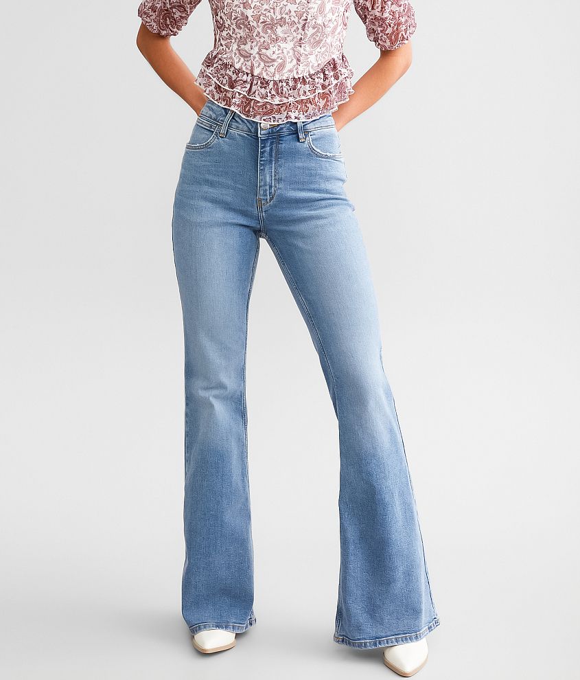 Wrangler&#174; High Rise Flare Jean front view