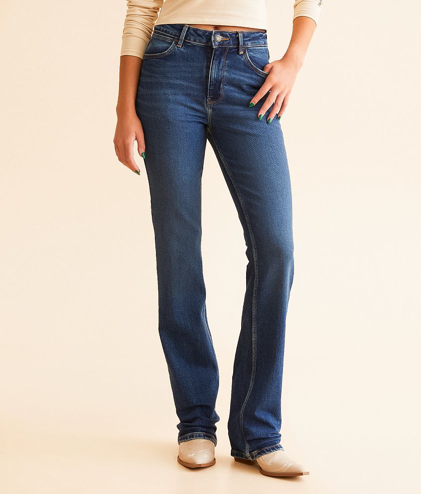 Wrangler&#174; High Rise Boot Stretch Jean front view