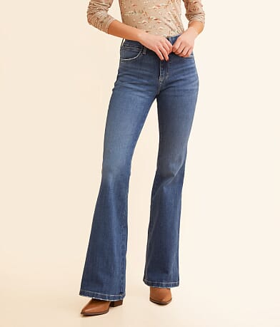 Wrangler® High Rise Flare Stretch Jean front view