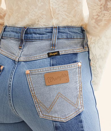 Wrangler&#174; Lainey Wilson Patchwork Super Flare Jean BACK_POCKET