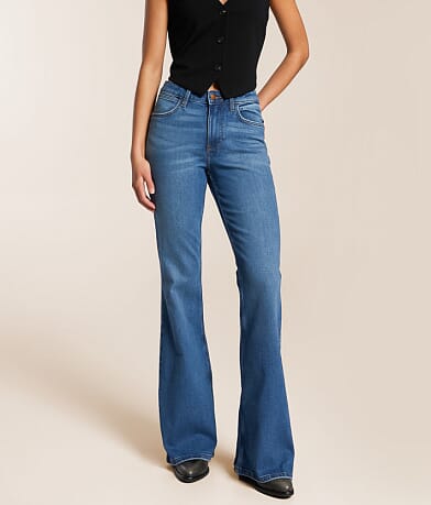 Wrangler® Specialty High Rise Flare Stretch Jean front view