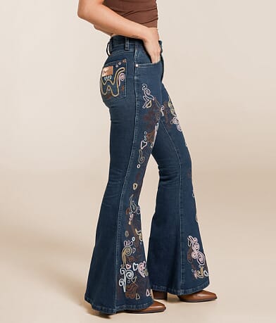 Wrangler&#174; x Lainey Wilson Wildflower Bell Bottom Jean full left side view