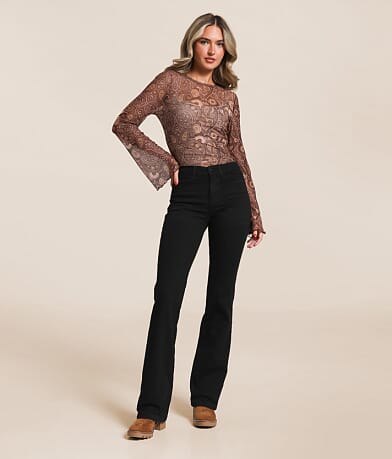 Wrangler® High Rise Boot Stretch Jean front view