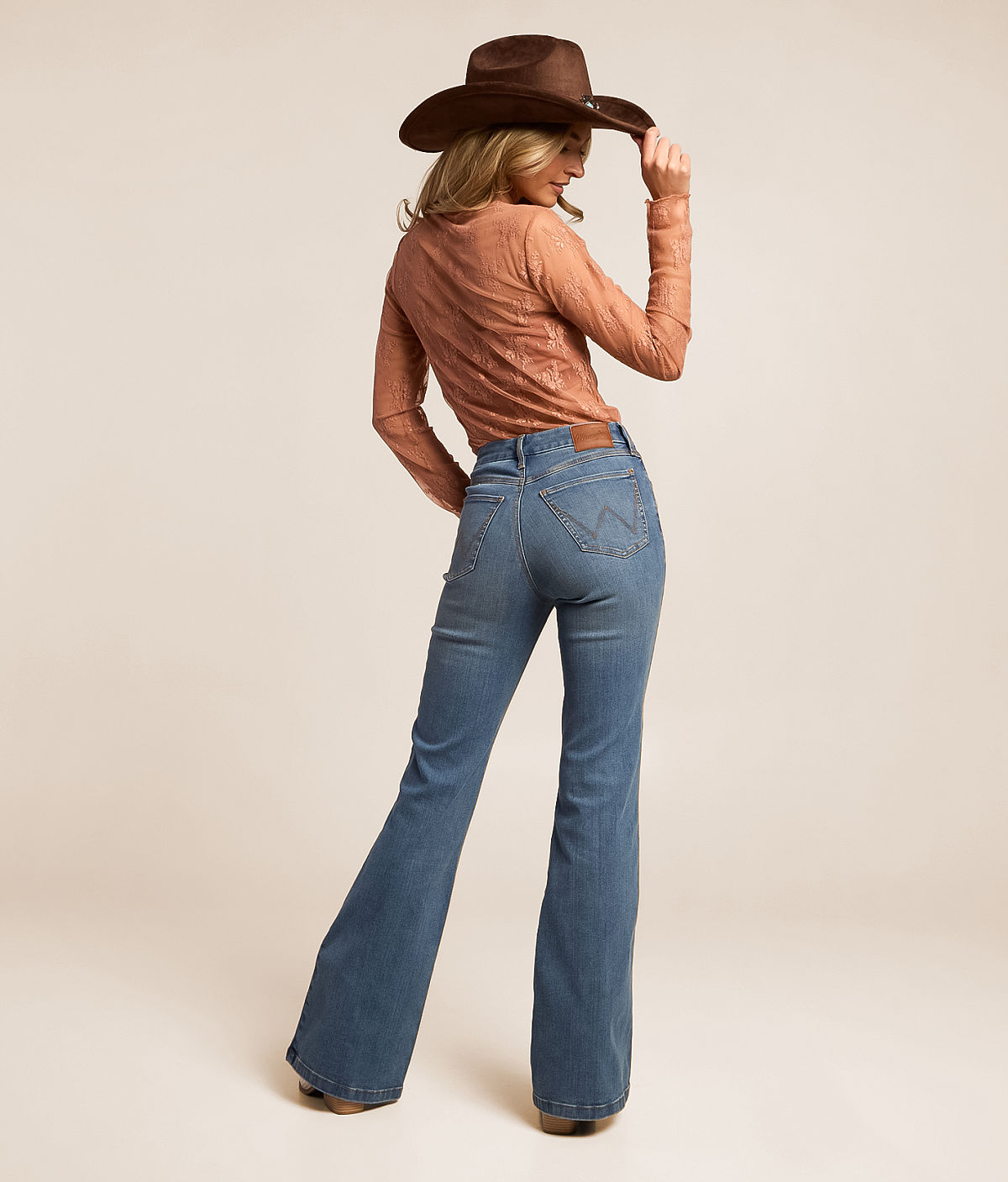 Wrangler® High Rise Flare Stretch Jean — Lara by Buckle