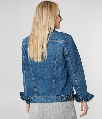 Wrangler&#174; Western Denim Jacket back view