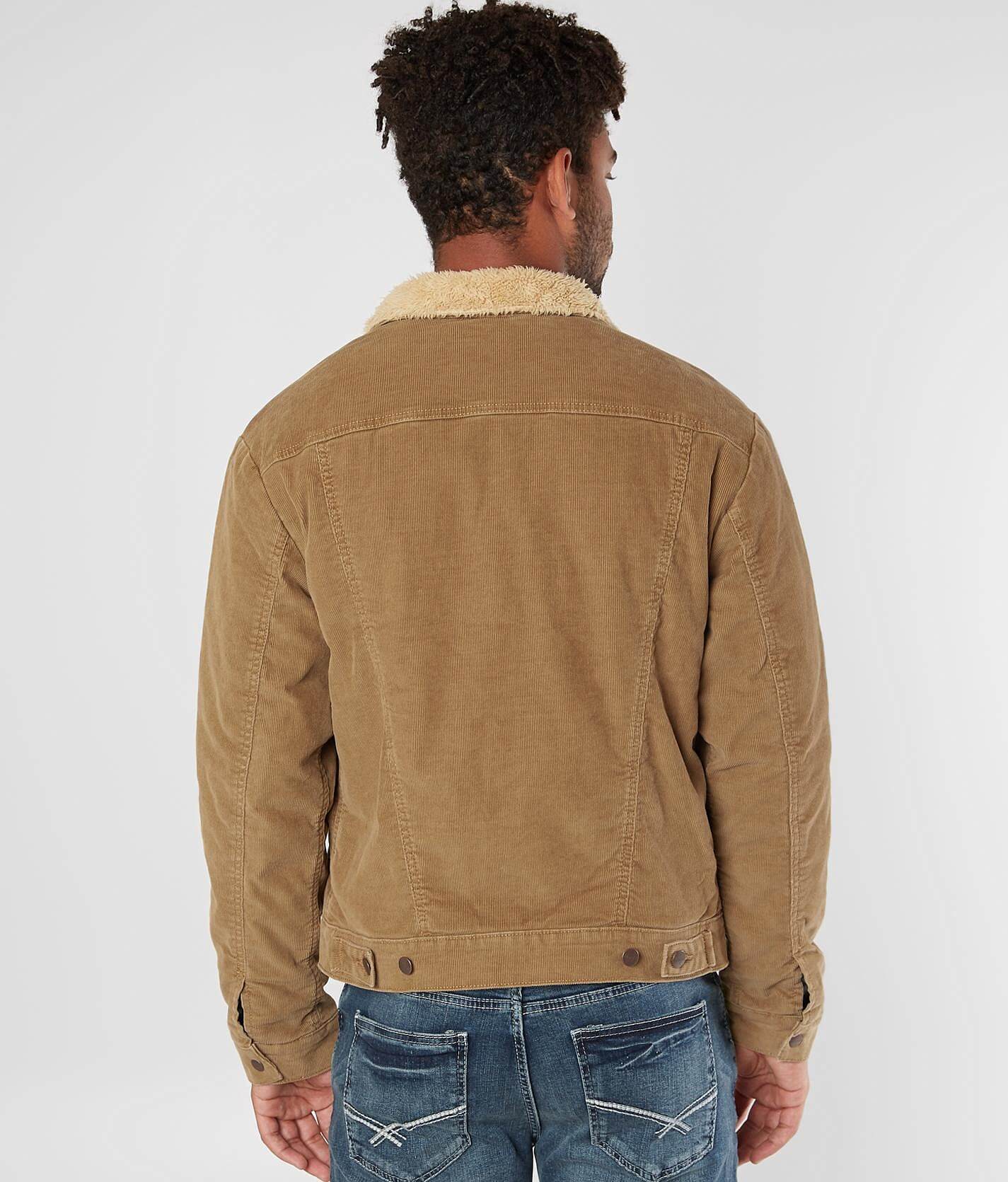 men's heritage sherpa lined corduroy jacket