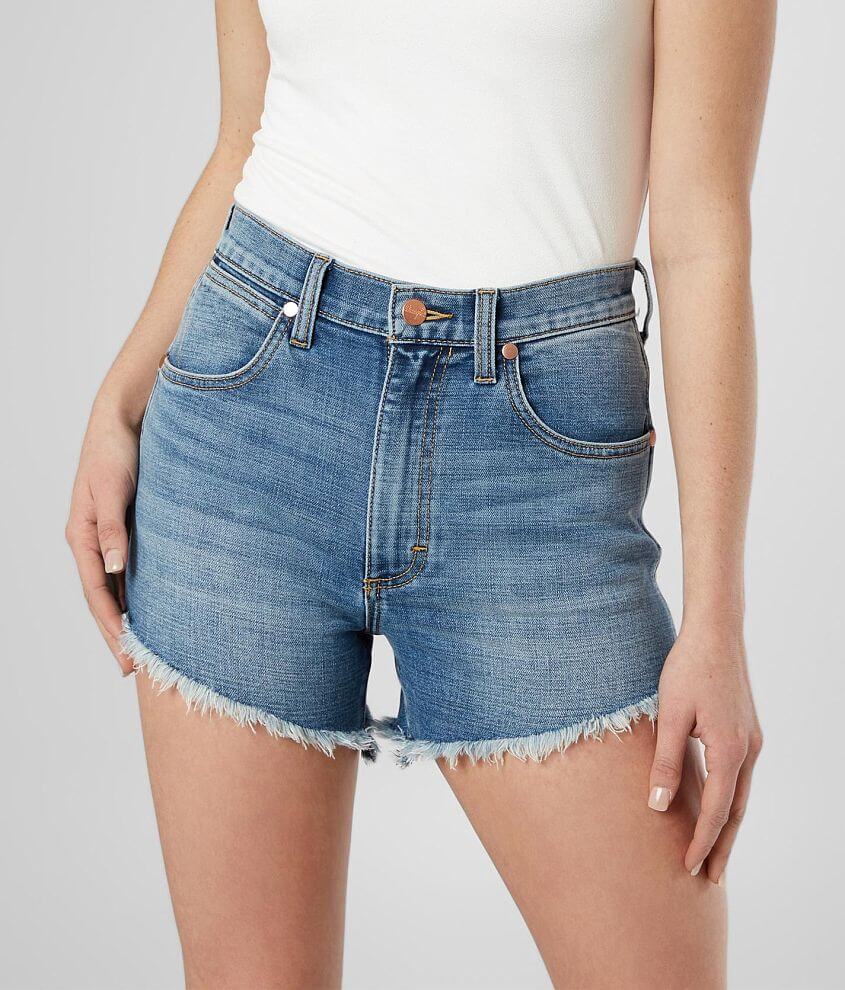 Wrangler cut best sale off stretch shorts