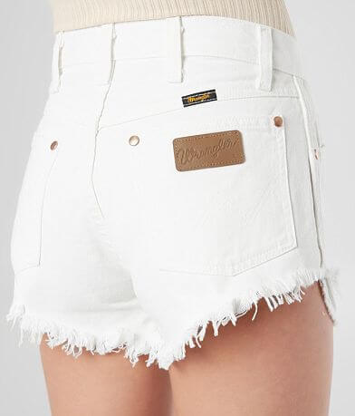 Wrangler&#174; Reworked Cut-Off Denim Short BACK_POCKET