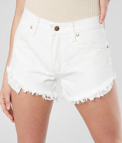 Wrangler&#174; Reworked Cut-Off Denim Short FULL_LEFT_SIDE