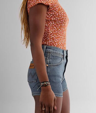 Wrangler&#174; High Rise Pin Up Stretch Short full left side view