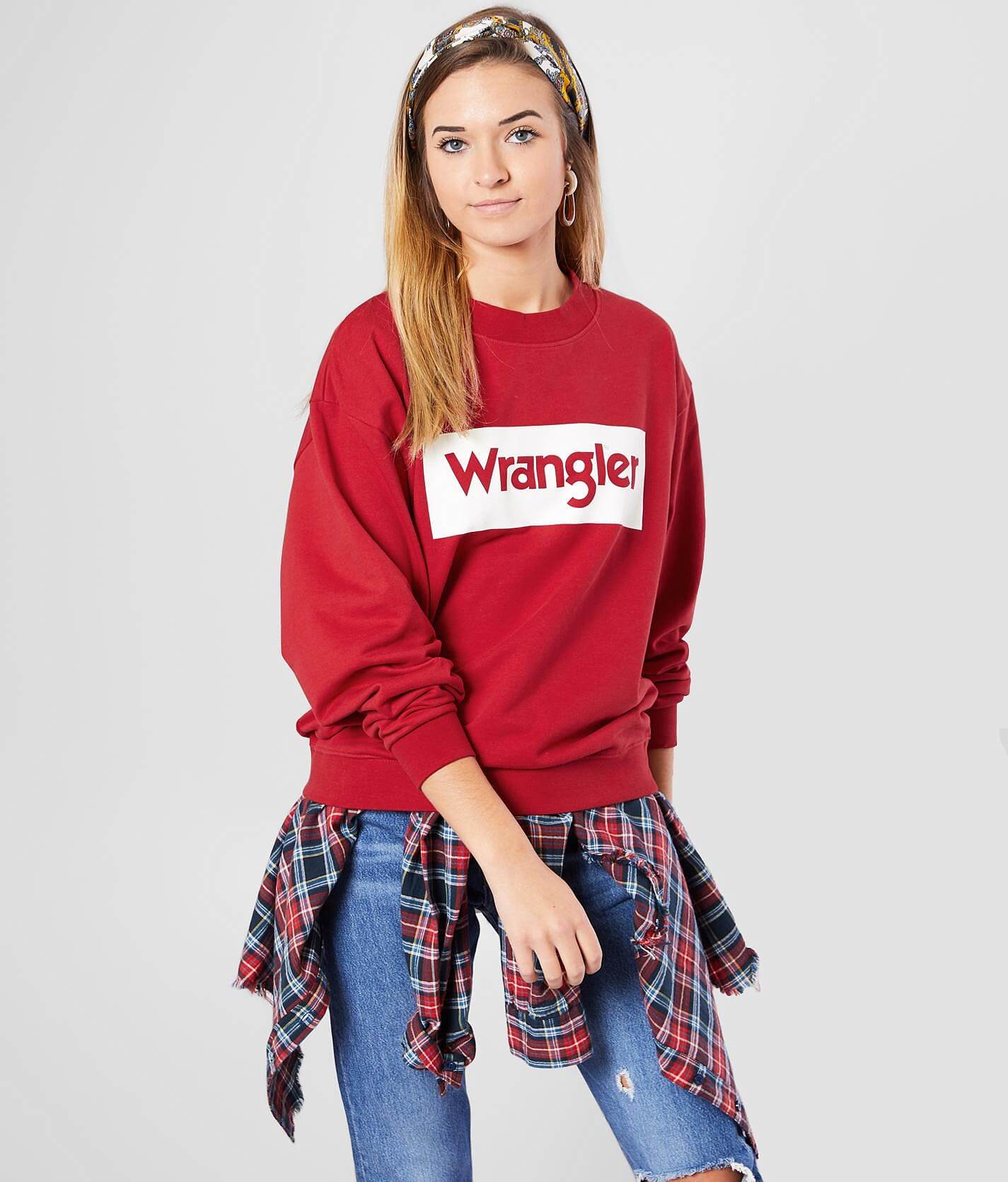 wrangler sweatshirt womens