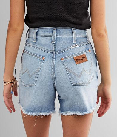 Wrangler&#174; High Rise A-Line Stretch Short back view