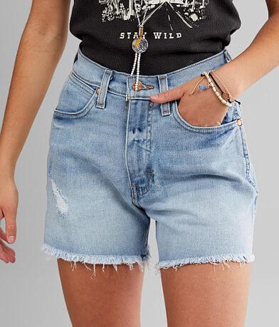 Wrangler&#174; High Rise A-Line Stretch Short full left side view