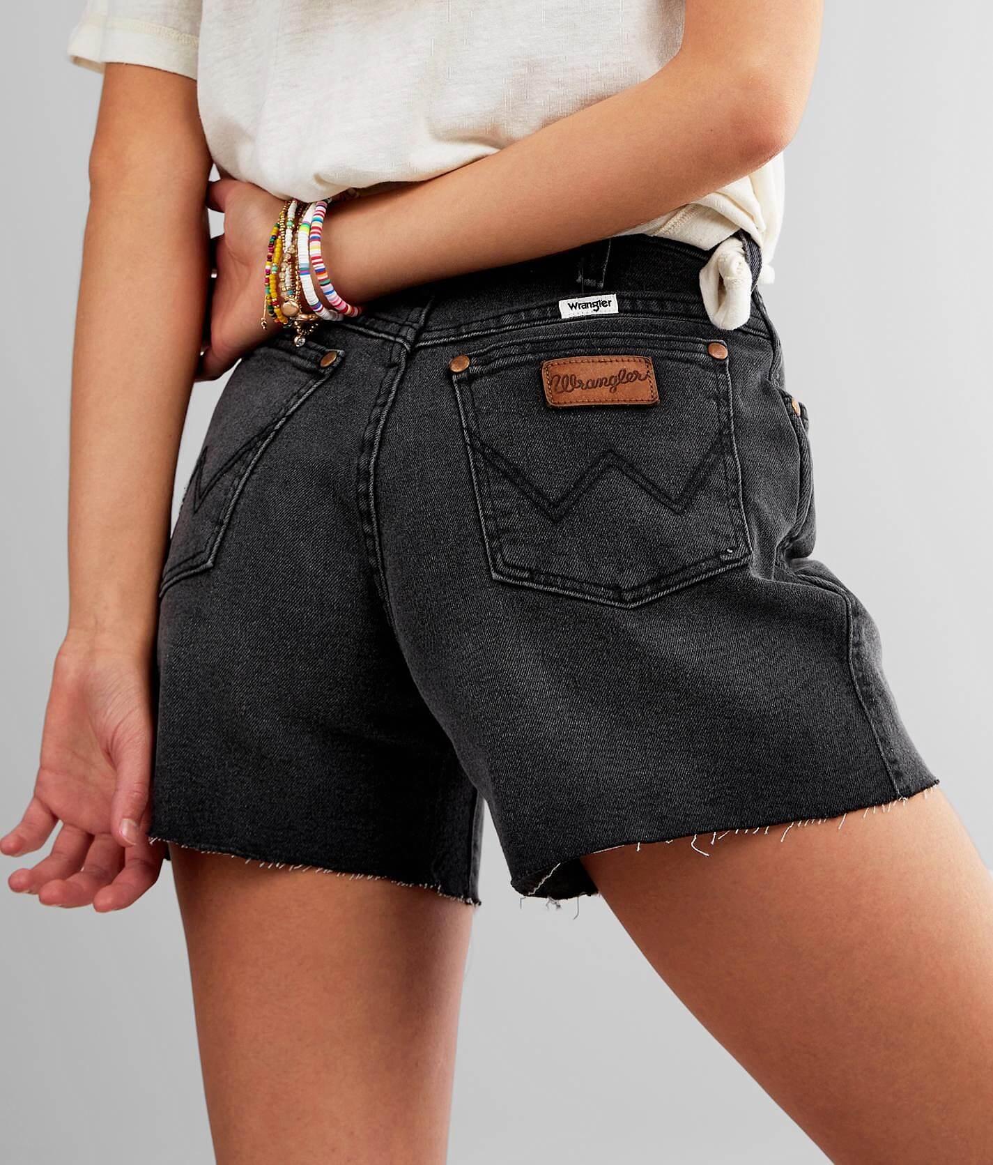 wrangler high waisted shorts