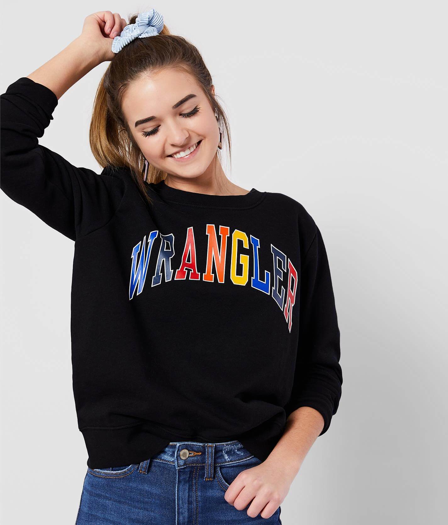 wrangler rainbow sweater