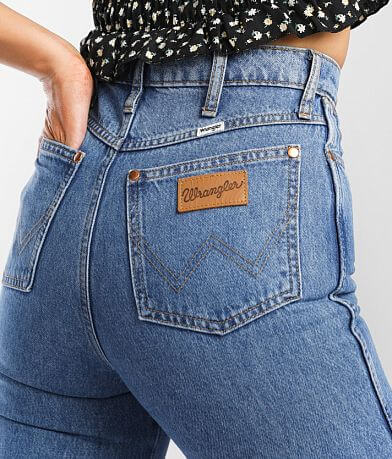 Wrangler&#174; Wanderer High Rise Flare Jean BACK_POCKET