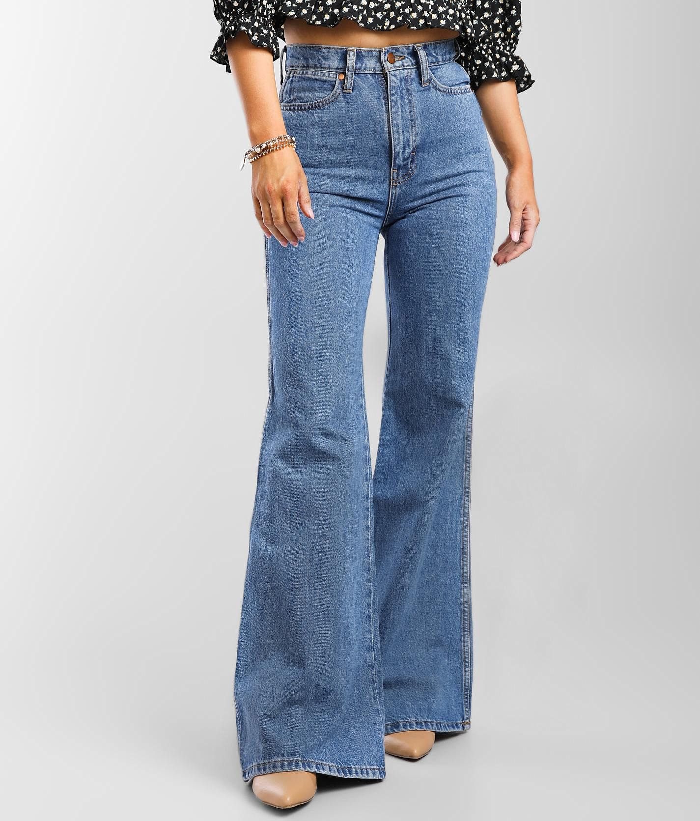 Wrangler® High Rise Flare Jean - Women's Jeans in In Trance