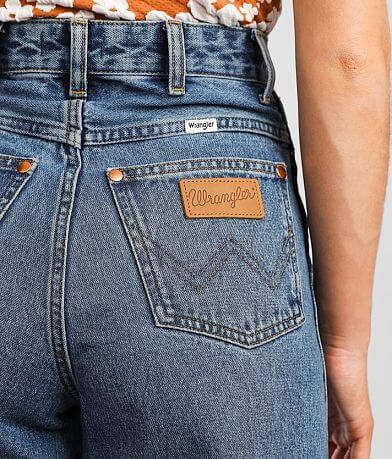 Wrangler&#174; High Rise Barrel 652 Jean back pocket view