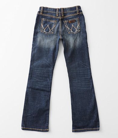 Wrangler&#174; Girls - Mid-Rise Boot Stretch Jean BACK