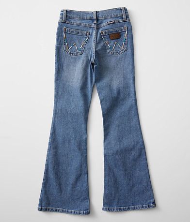 Wrangler&#174; Girls - Mid-Rise Flare Stretch Jean BACK