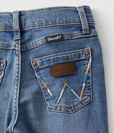 Wrangler&#174; Girls - Mid-Rise Flare Stretch Jean BACK_POCKET