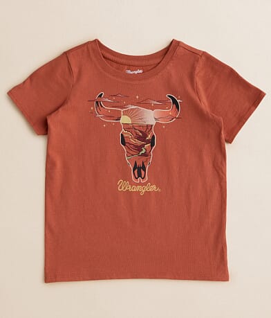 Wrangler® Girls - Steer Head T-Shirt front view