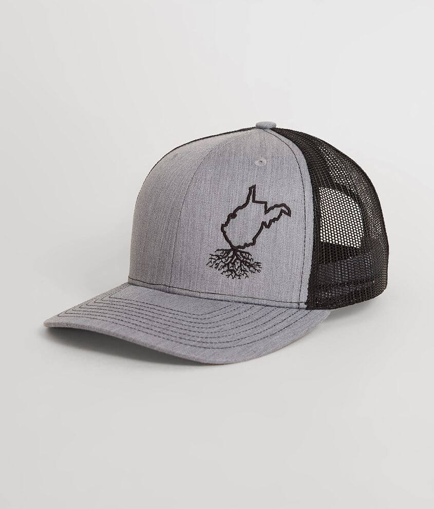 WYR West Virginia Roots Trucker Hat - Men's Hats in Heather Black | Buckle