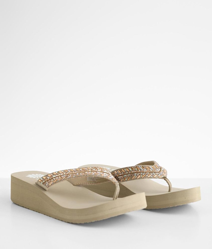 Lessie Glitz Wedge Flip