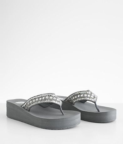 Yellow Box&#174; Paula Glitz Wedge Flip misc detail 1 view